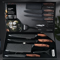 Thumbnail for Professional Kitchen Knives Set 6 Piece Knife Set
