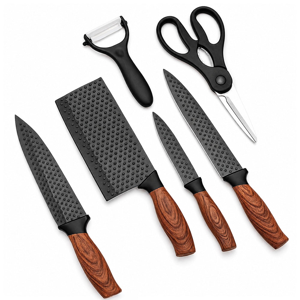 Professional Kitchen Knives Set 6 Piece Knife Set