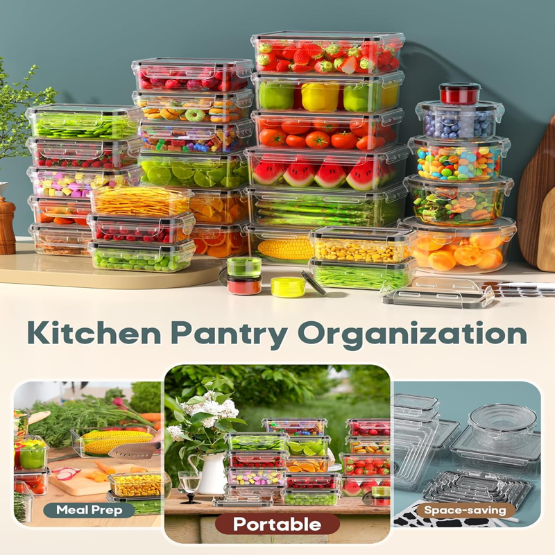 Food Storage Container 60Pcs
