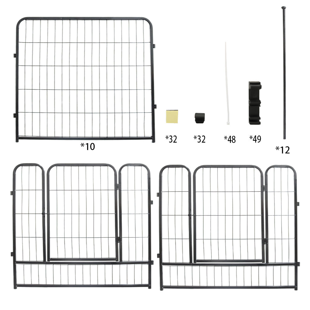 Pet Playpen Dog Playpen Fence 12 Panels