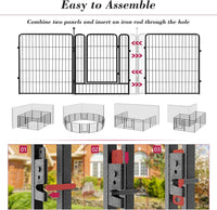 Thumbnail for Pet Playpen Dog Playpen Fence 12 Panels