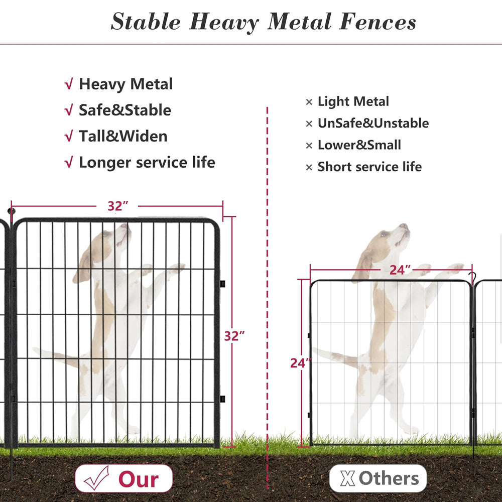 Pet Playpen Dog Playpen Fence 12 Panels
