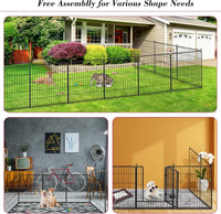 Thumbnail for Pet Playpen Dog Playpen Fence 12 Panels