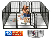 Thumbnail for Pet Playpen Dog Playpen Fence 12 Panels