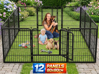 Thumbnail for Pet Playpen Dog Playpen Fence 12 Panels