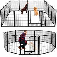 Thumbnail for Pet Playpen Dog Playpen Fence 12 Panels