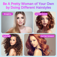 Thumbnail for Cordless Hair Straightener Brush 3 Setting