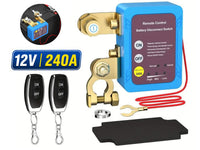 Thumbnail for Wireless Remote 240A Car Battery Disconnect Switch Isolator