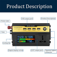 Thumbnail for Car Power Inverter 1600W