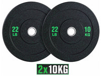 Thumbnail for Bumper Plates Weight Plates 10KG - Pair
