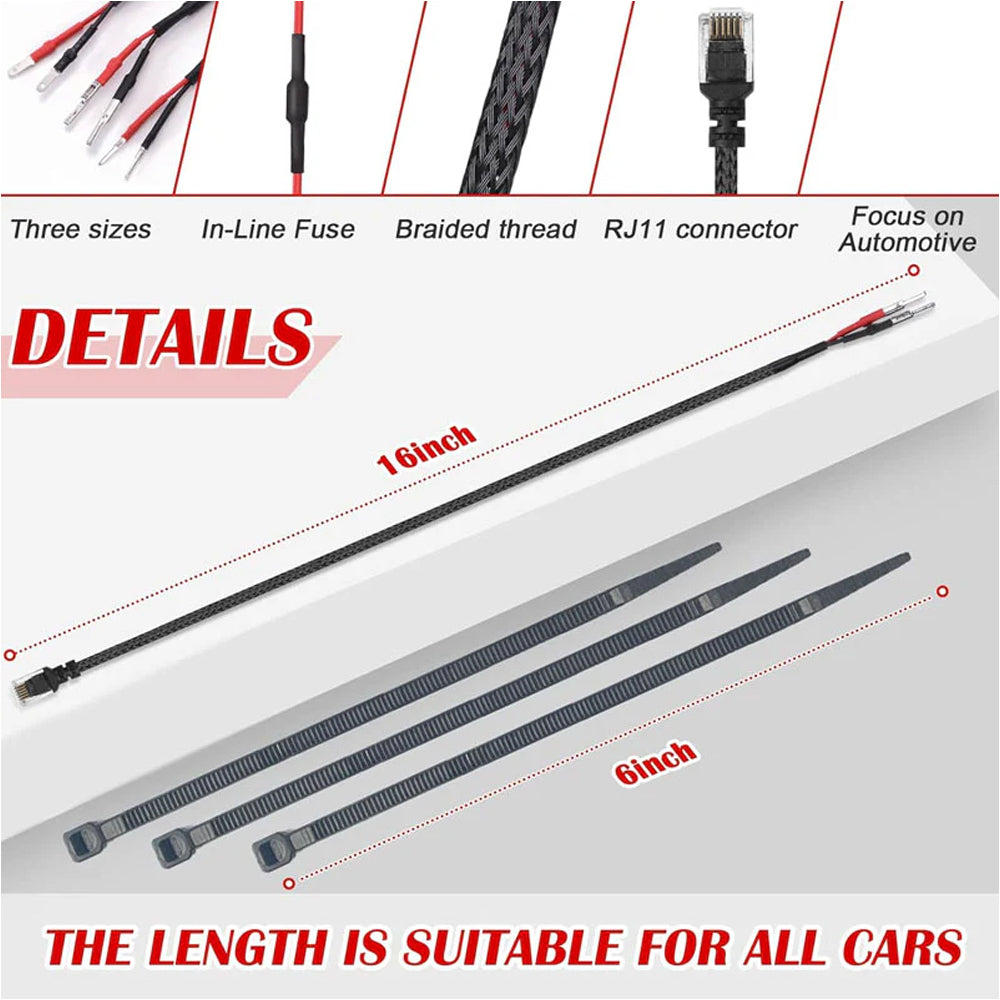 Radar Detector Power Cord