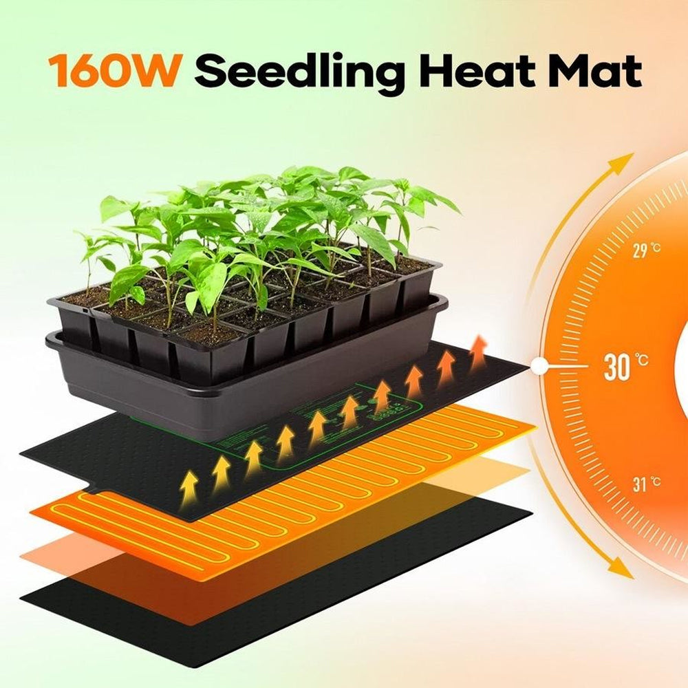 Seedling Heat Mat 121 x 53cm Heating Pad