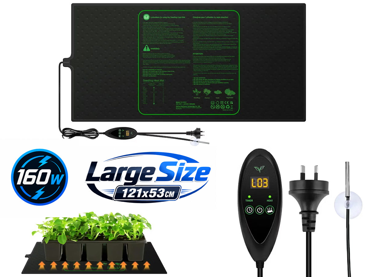 Seedling Heat Mat 121 x 53cm Heating Pad