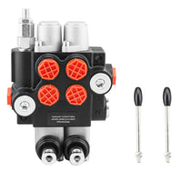 Thumbnail for 2 Spool Hydraulic Directional Control Valve 11 Gpm double acting cylinder spool