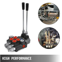 Thumbnail for 2 Spool Hydraulic Directional Control Valve 11 Gpm double acting cylinder spool