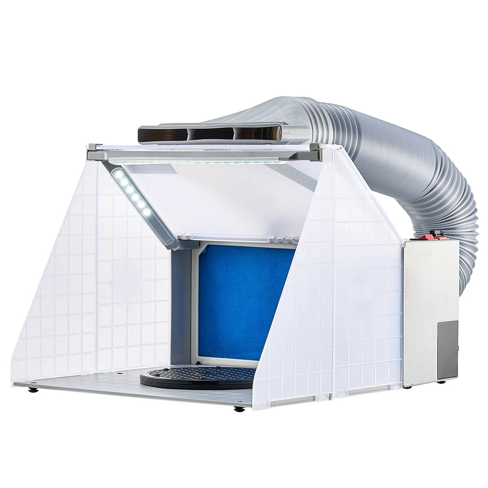 Airbrush Spray Booth With Lights And Exhaust