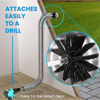 Thumbnail for Chimney Cleaning Brush Kit