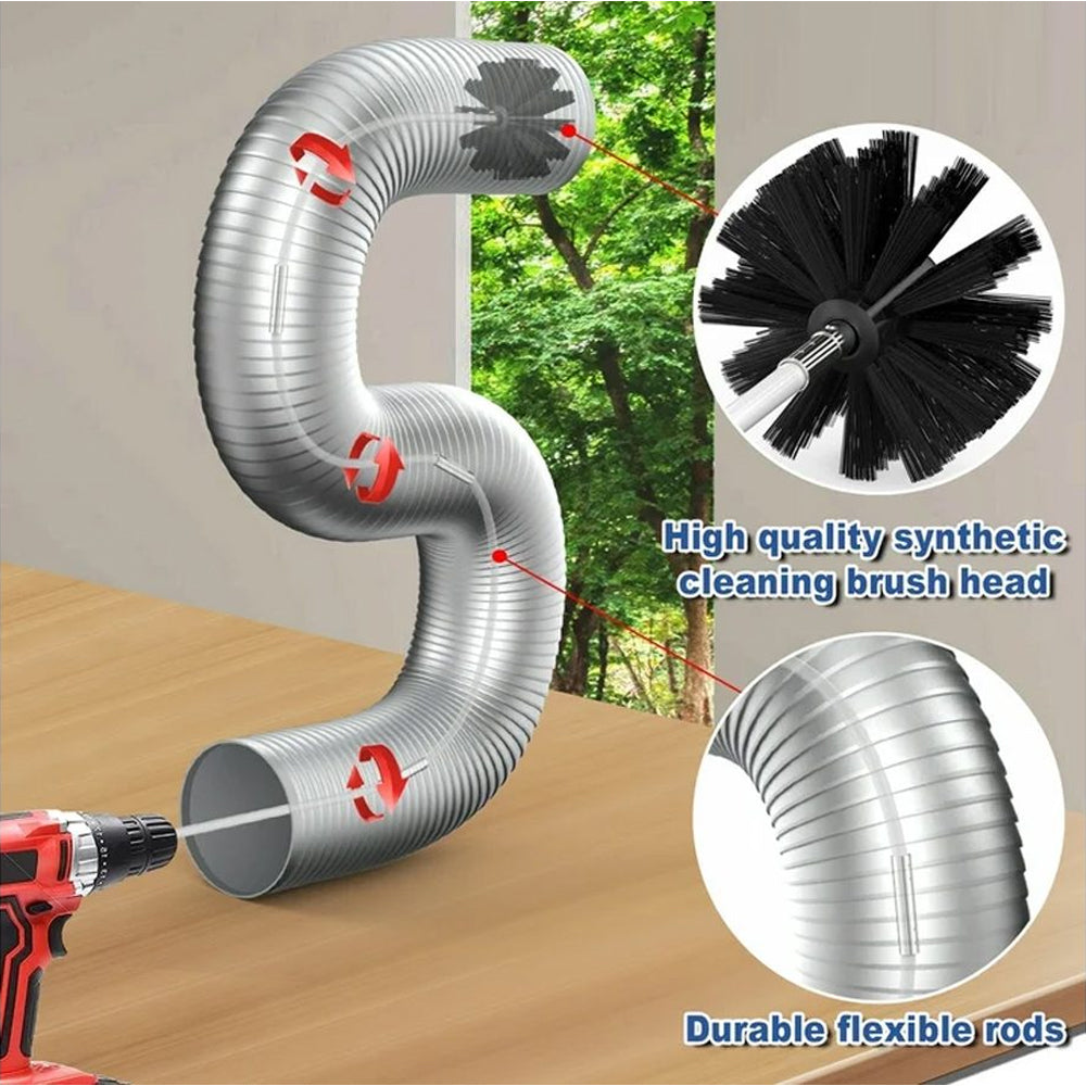 Chimney Cleaning Brush Kit