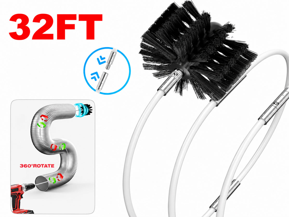 Chimney Cleaning Brush Kit