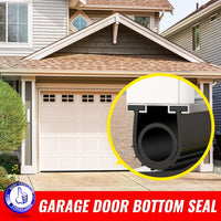 Thumbnail for 5M Garage Door Seals Bottom Rubber with Aluminium Track Retainer Kit Sale