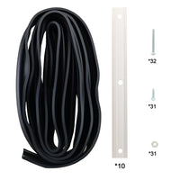 Thumbnail for 5M Garage Door Seals Bottom Rubber with Aluminium Track Retainer Kit Sale