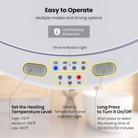 Thumbnail for 20L Towel Warmer Bucket With Led Screen Drying Fuction & Timer