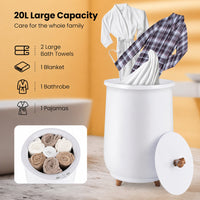 Thumbnail for 20L Towel Warmer Bucket With Led Screen Drying Fuction & Timer