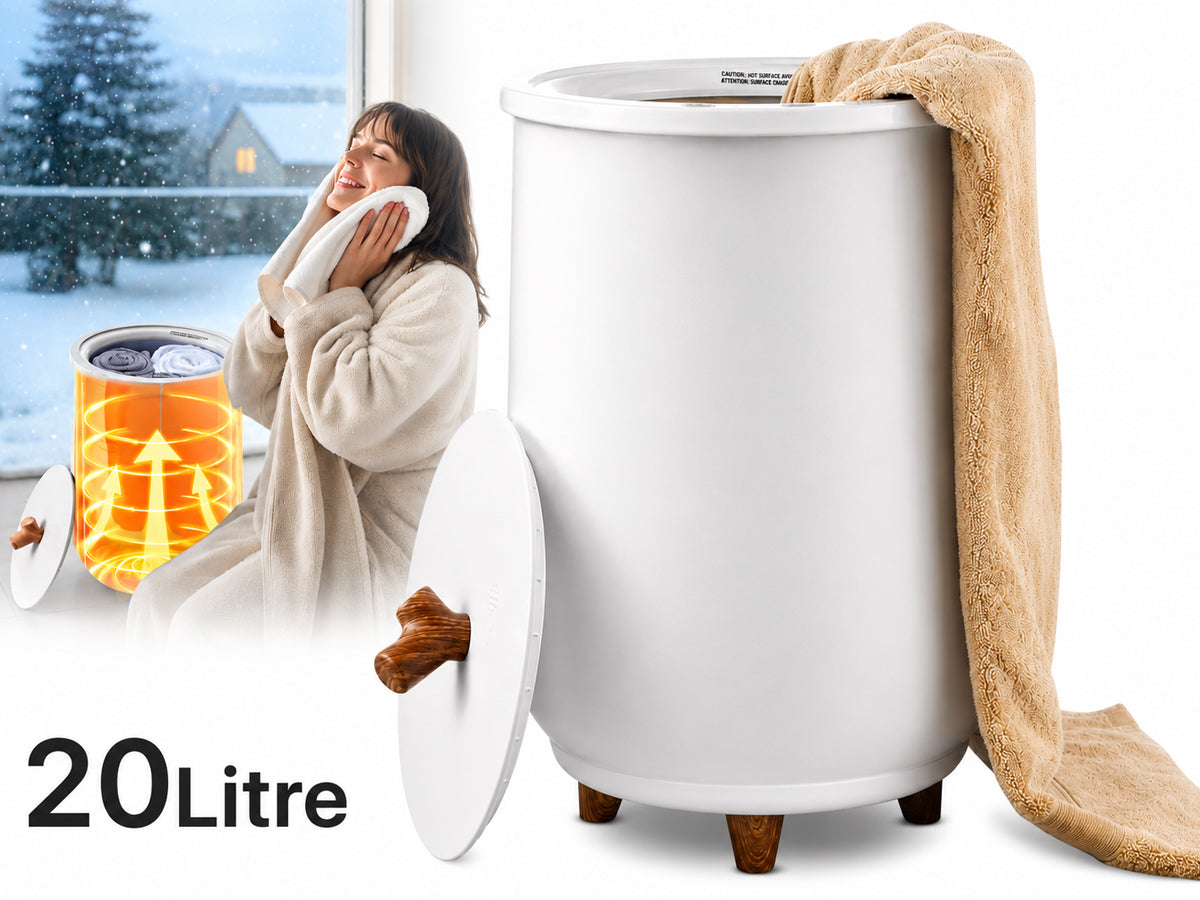 20L Towel Warmer Bucket With Led Screen Drying Fuction & Timer