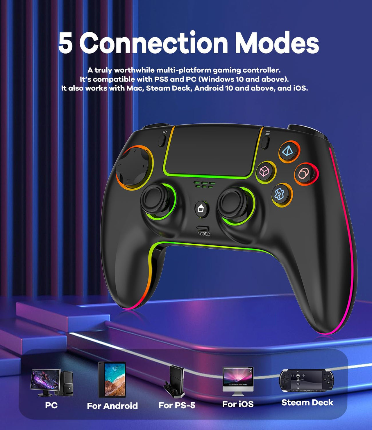 Replacement PS5 Controller Wireless