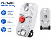 Thumbnail for Portable Wheel Water Tank 40L
