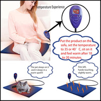 Thumbnail for Electric Pet Heat Pad Heating Mat Dog with 2 Cloth Covers