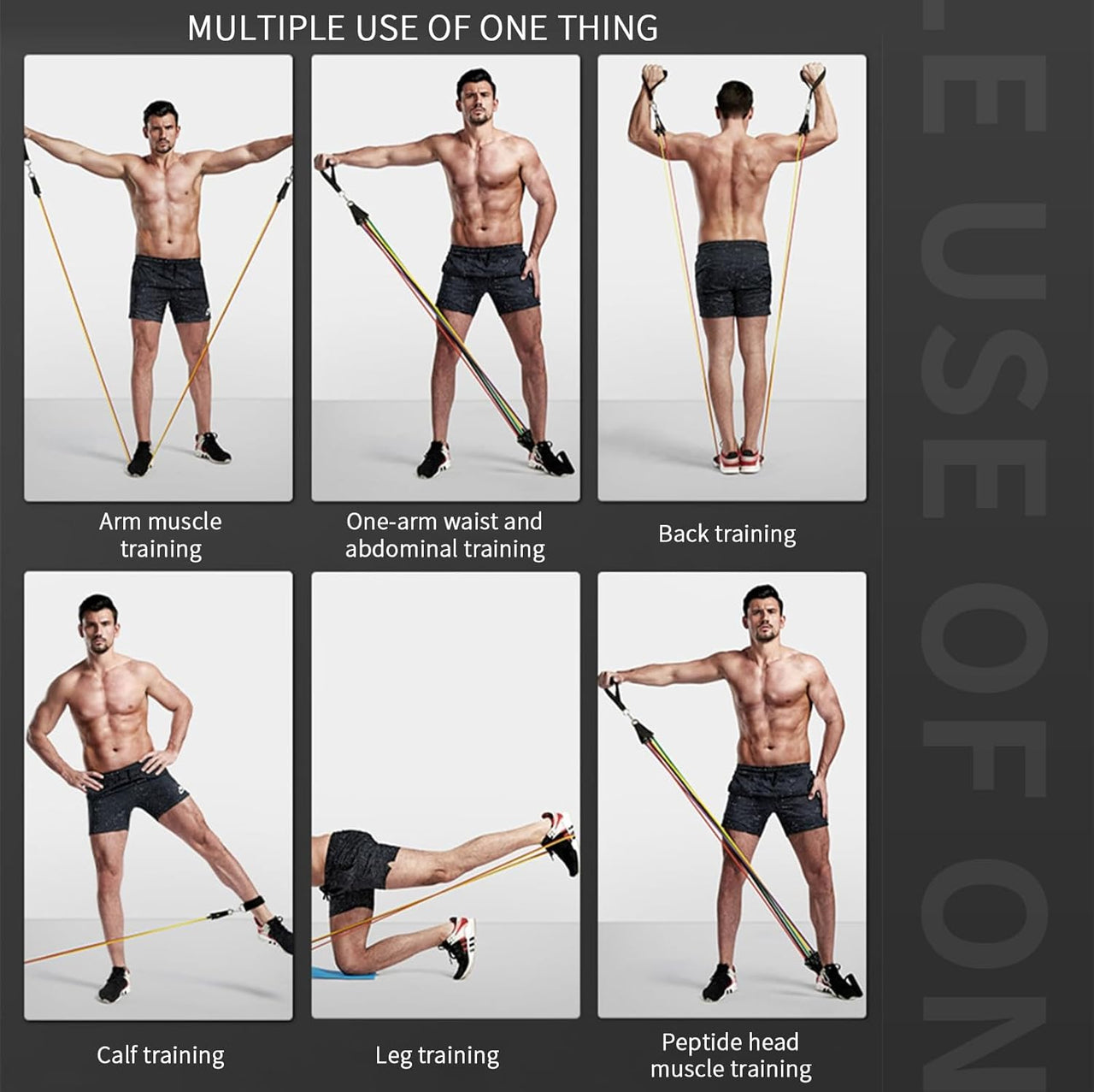 Fitness Exercises Resistance Bands Set