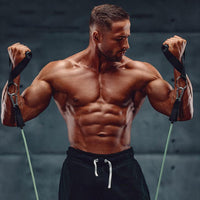 Thumbnail for Fitness Exercises Resistance Bands Set