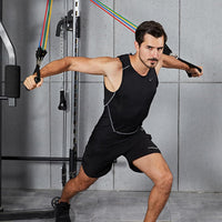 Thumbnail for Fitness Exercises Resistance Bands Set