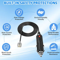 Thumbnail for Power Cable Cord for Escort, Beltronic, V1 & Uniden Radar Detectors