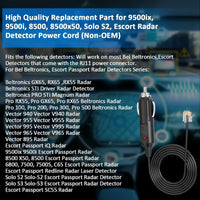 Thumbnail for Power Cable Cord for Escort, Beltronic, V1 & Uniden Radar Detectors