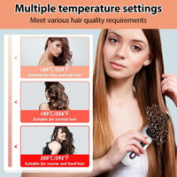 Thumbnail for Cordless Hair Straightener Brush 3 Setting