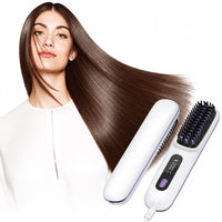Thumbnail for Cordless Hair Straightener Brush 3 Setting