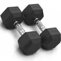 Thumbnail for Dumbbell Set - 2 x 15kg Hex Weights