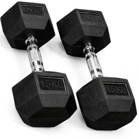Thumbnail for Dumbbell Set - 2 x 15kg Hex Weights