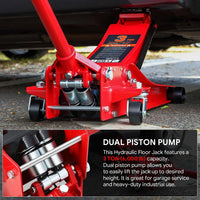 Thumbnail for 3 Ton Hydraulic Floor Jack