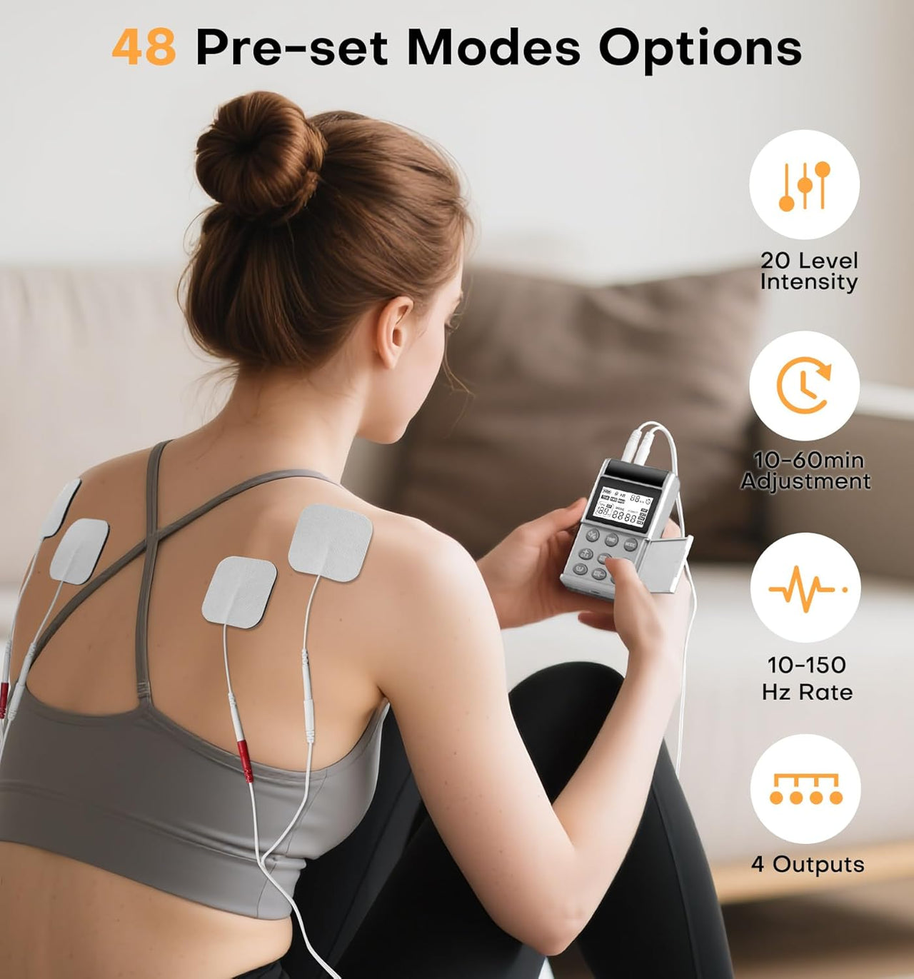 Medical TENS Rechargeable TENS & EMS Machine