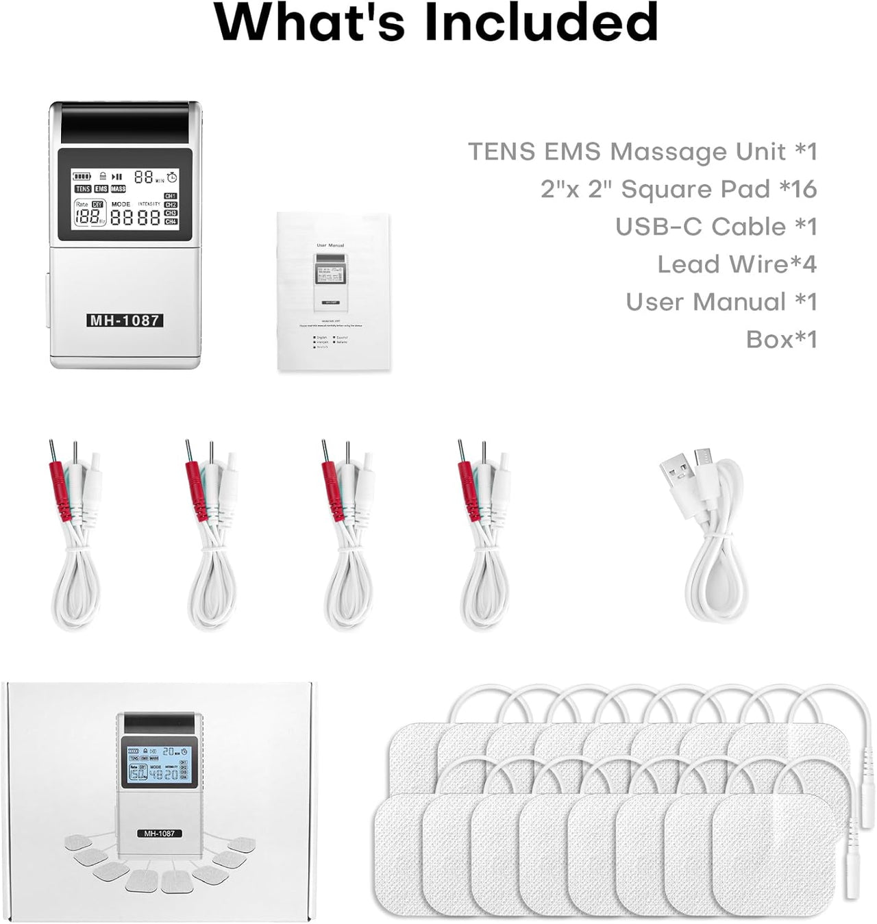 Medical TENS Rechargeable TENS & EMS Machine