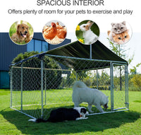 Thumbnail for Outdoor Dog Run with Shade Sail