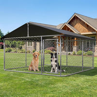 Thumbnail for Outdoor Dog Run with Shade Sail