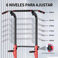Thumbnail for Adjustable Chin Up Pull Up Chin Up Station Workout