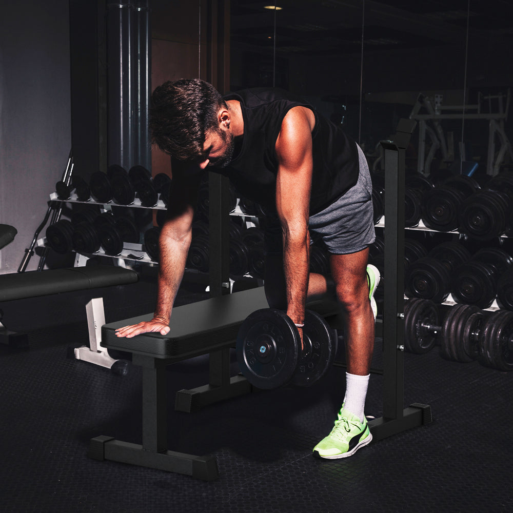 Weight Bench With Rack