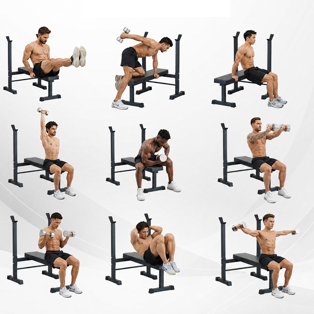 Weight Bench With Rack
