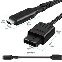 Thumbnail for WII To HDMI Converter Cable For HDTV Display N64 To 1080p HD
