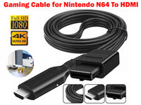 Thumbnail for WII To HDMI Converter Cable For HDTV Display N64 To 1080p HD